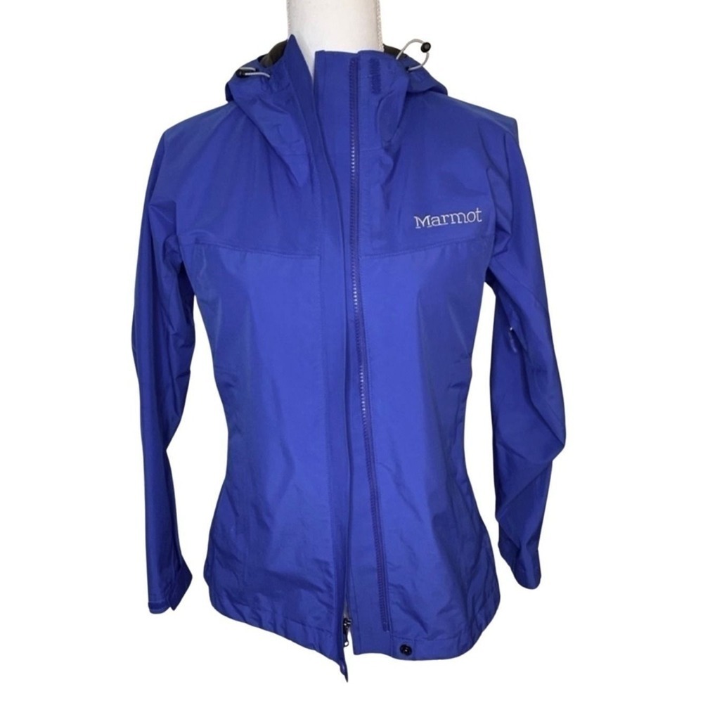 Marmot Minimalist Jacket Hooded Gortex Women XS Blue